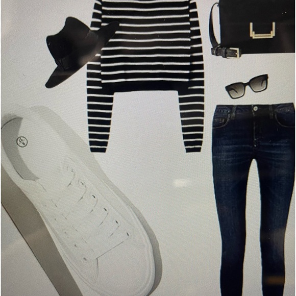 Women's White Tennis Shoes Sneakers Casual Walking Shoe - Picture 2 of 12